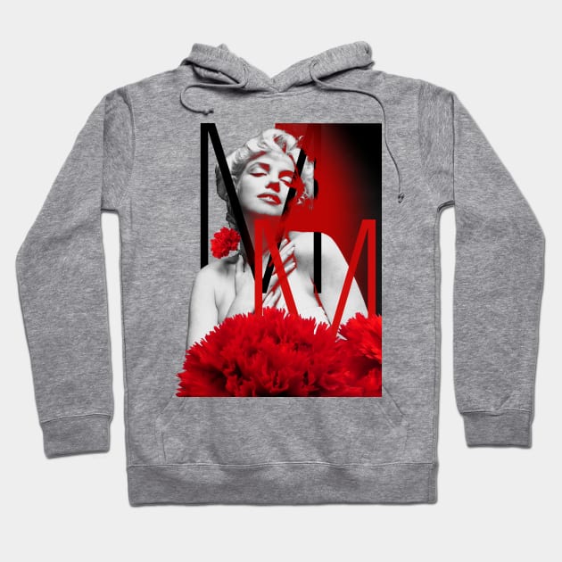 Marilyn monroe red hoodie discount